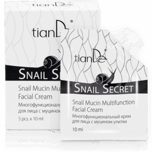 TianDe Vícefunkční krém na obličej s mucinem hlemýžďů, 5 x 10 ml