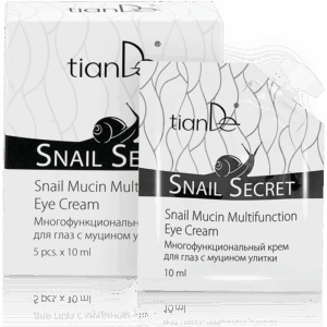 TianDe Vícefunkční krém na oči s mucinem hlemýžďů, 5 x 10 ml