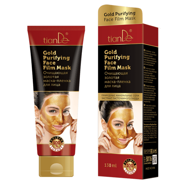 tianDe čistící zlatá slupovací pleťová maska 130 ml