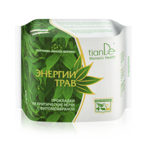 Tiande Noční menstruační vložky Energie bylin, 8 ks