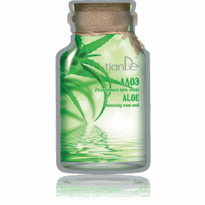 Tiande Hydratační krémová maska na obličej Aloe 35 g