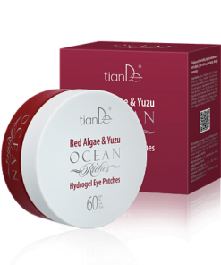 TianDe Hydrogelové polštářky na oční víčka s červenými mořskými řasami a yuzu 60 ks