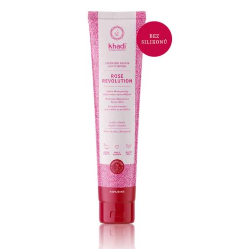 Khadi elixír kondicionér RŮŽE REVOLUTION - reparační 200 ml