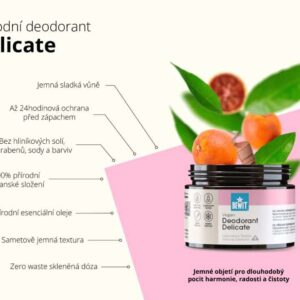 Alternative view of BEWIT Přírodní deodorant Delicate 40 ml
