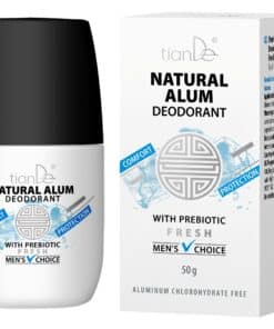 TianDe Kamencový deodorant s prebiotiky Men's Choice, svěžest 50g