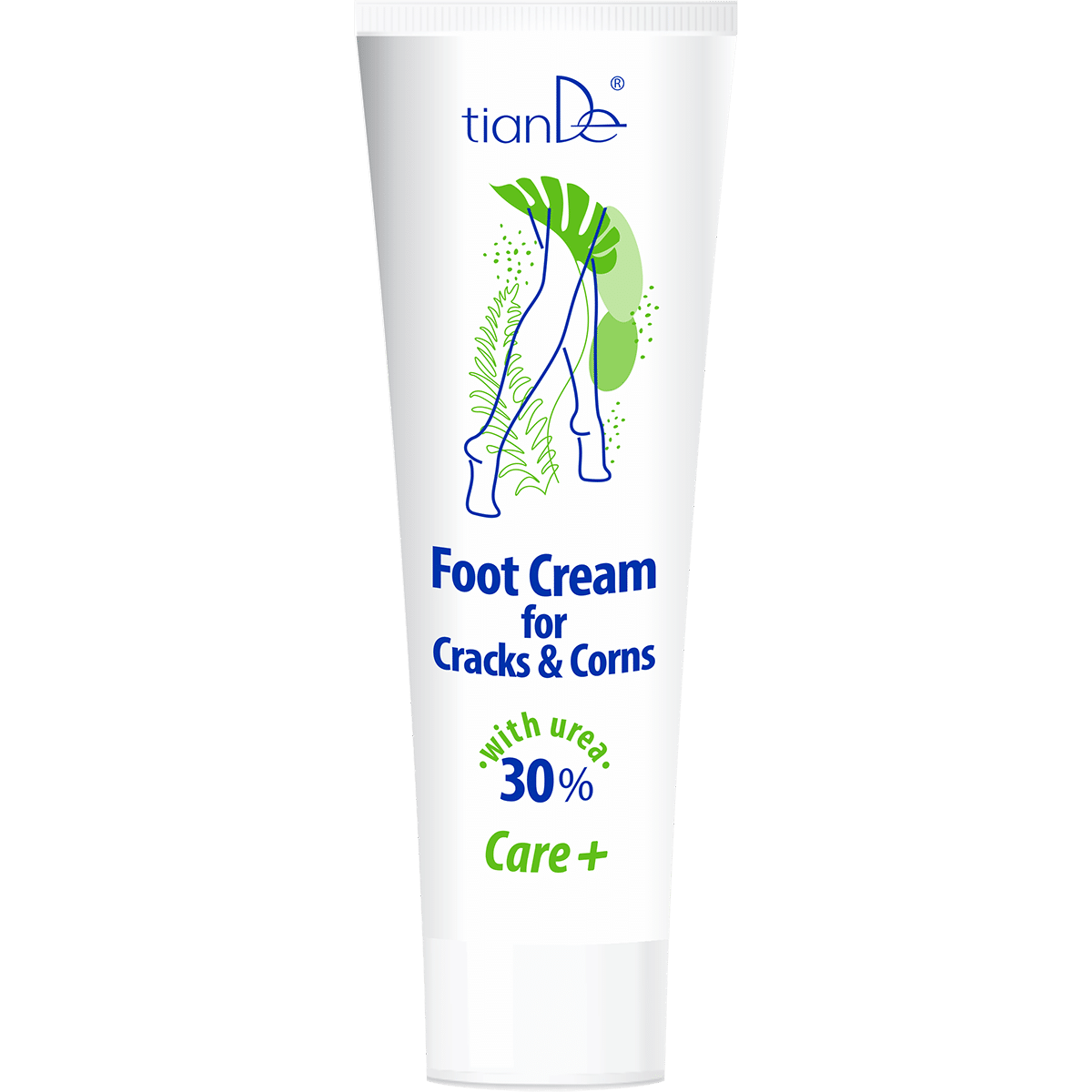 tianDe Krém na nohy s 30 % močoviny na pokožku s prasklinami a otlaky 80 g