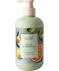 tianDe Revitalizační sprchový gel Oliva a maracuja, 470 g