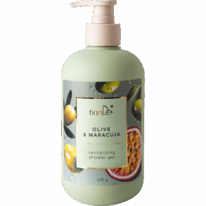 tianDe Revitalizační sprchový gel Oliva a maracuja, 470 g
