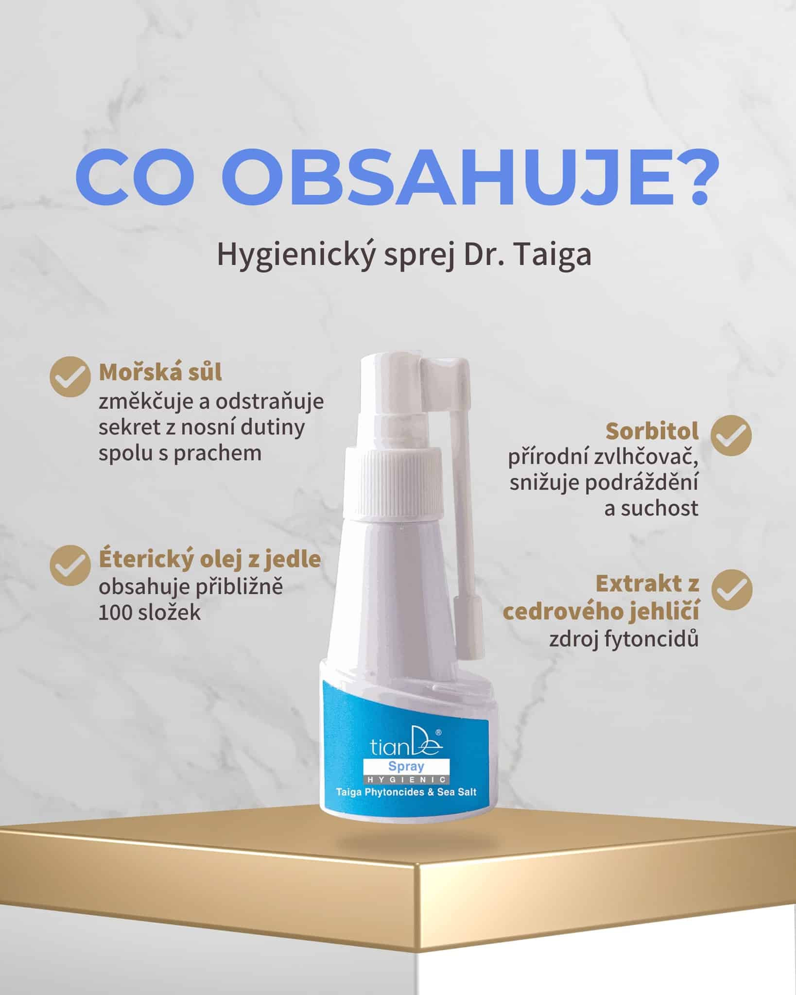TianDe Hygienický sprej Fytoncidy tajgy a mořská sůl 35 g - Obrázek 4