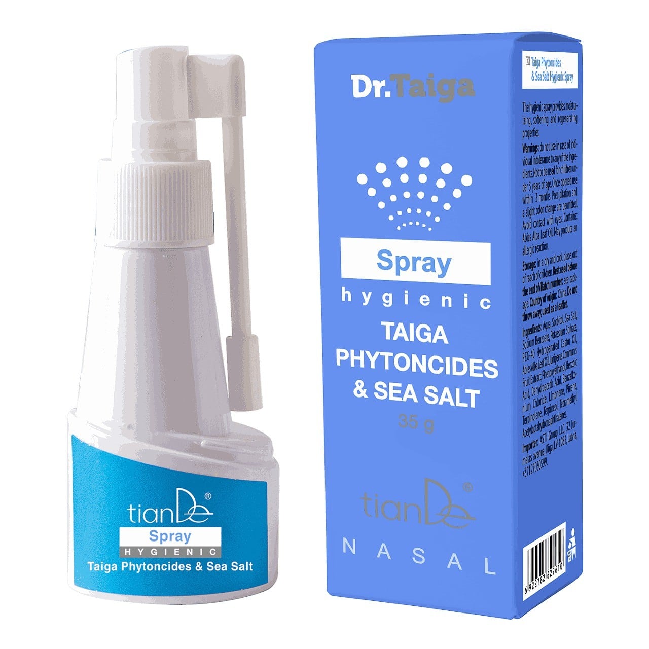 TianDe Hygienický sprej Fytoncidy tajgy a mořská sůl 35 g