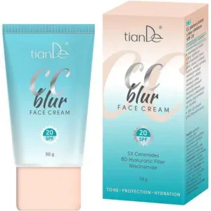 tianDe CC pleťový krém s blur efektem SPF 20, 50 g