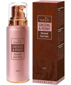 TianDe  Obnovující pleťové tonikum Ženšen a pivoňka, 100 ml