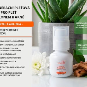 Alternative view of TianDe Regenerační pleťová voda pro pleť se sklonem k akné Santal a AHA-BHA, 50 ml