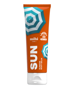 MIHI SUN. Tělový balzám SunKiss SPF 30, 100 ml