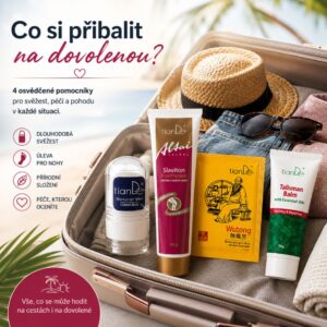 TianDe Cestovní balíček – Co s sebou na dovolenou?