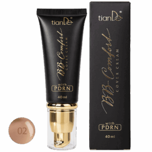 tianDe BB krém s PDRN „Komfortní krytí“, 40 ml, Karamel